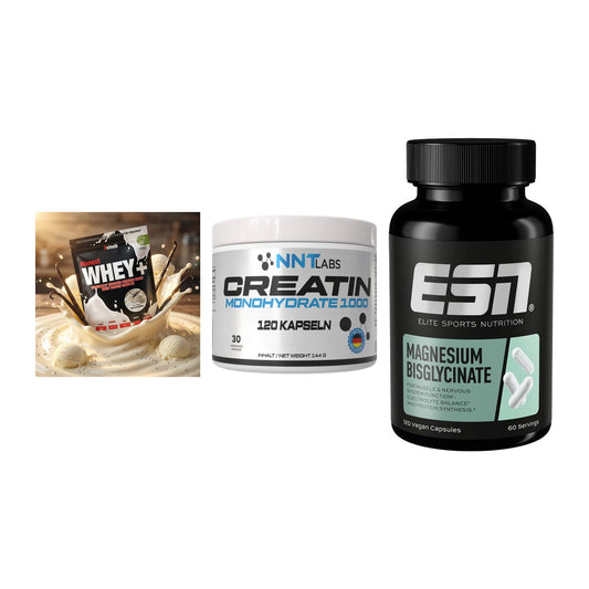Einsteiger-Set: Sinob Honest + NNT Creatin 1000 + ESN Magnesium – alle enthaltenen Artikel