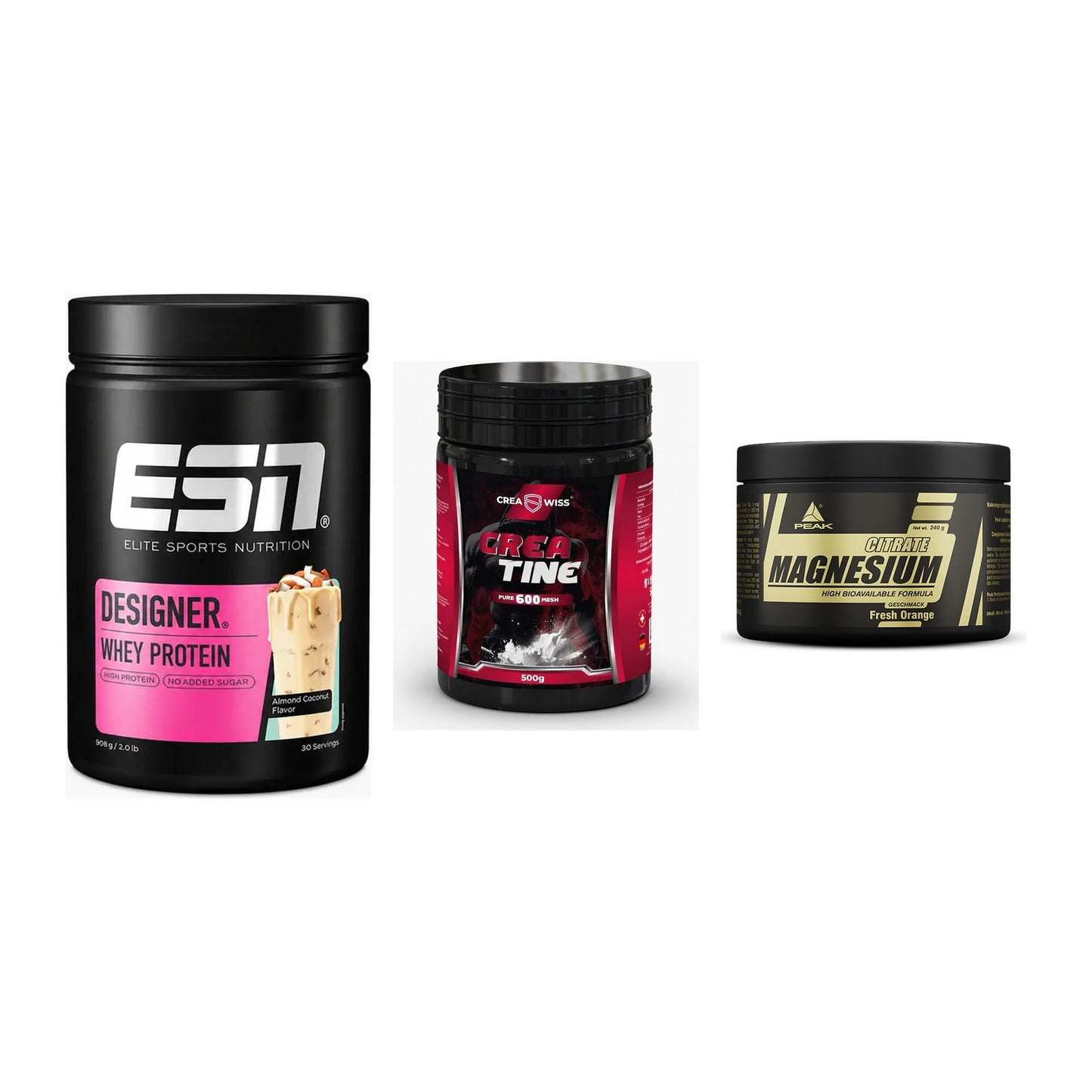 Einsteiger-Set: ESN Designer + CREASWISS + Peak Magnesium – alle enthaltenen Artikel
