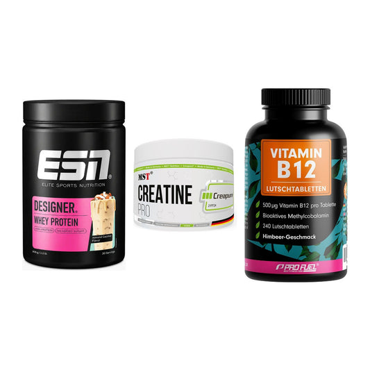 Einsteiger-Set: ESN Designer + MST Creatin Pro + ProFuel Vitamin – alle enthaltenen Artikel