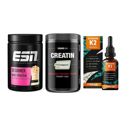 Einsteiger-Set: ESN Designer + Sinob Creatin + ProFuel Vitamin – alle enthaltenen Artikel