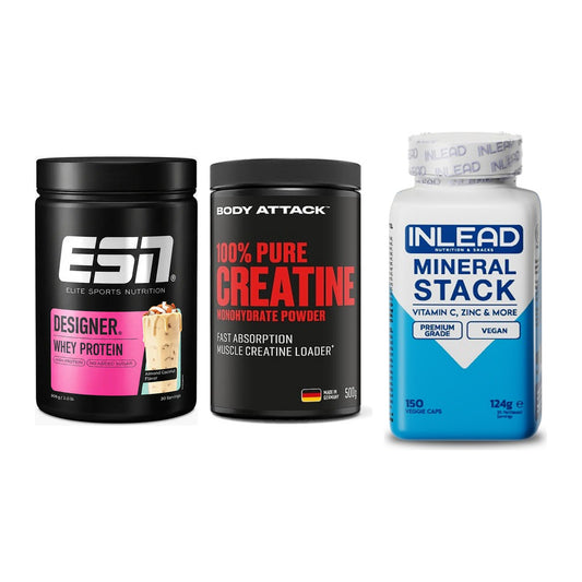 Einsteiger-Set: ESN Designer + Body Attack 100% + INLEAD Mineral – alle enthaltenen Artikel
