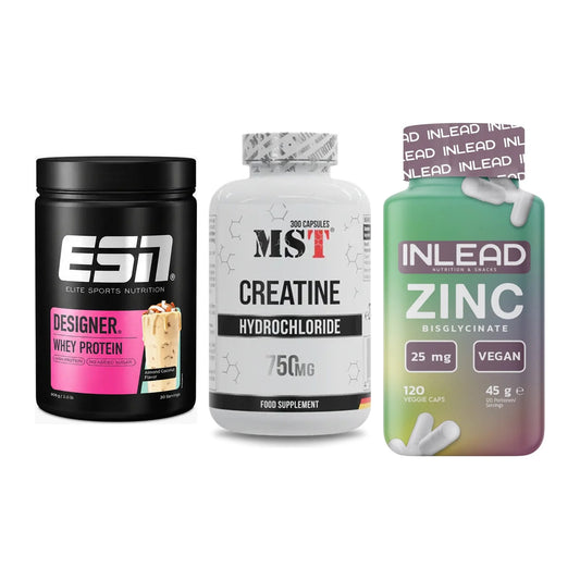 Einsteiger-Set: ESN Designer + MST Creatine HCL + INLEAD Zink – alle enthaltenen Artikel