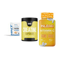 Einsteiger-Set: NNT Whey + ESN Ultrapure Creatine + INLEAD Vitamin C – alle enthaltenen Artikel