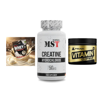 Einsteiger-Set: Sinob Honest + MST Creatin HCL + Peak Vitamin – alle enthaltenen Artikel