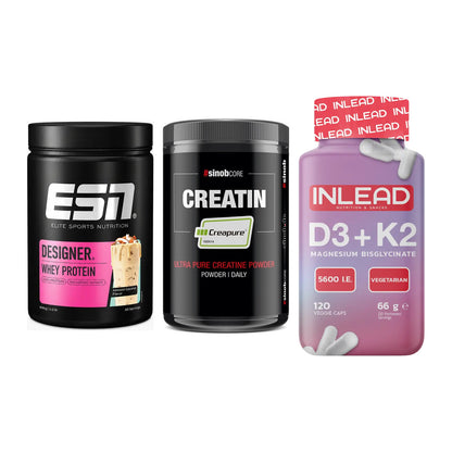 Einsteiger-Set: ESN Designer + Sinob Creatin + INLEAD Vitamin – alle enthaltenen Artikel