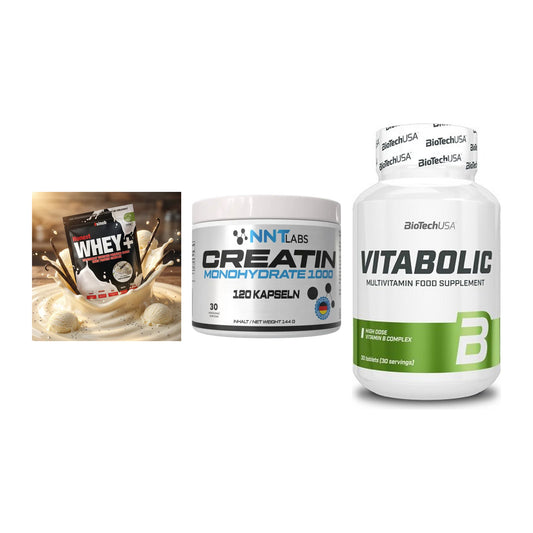 Einsteiger-Set: Sinob Honest + NNT Creatin 1000 + BioTech Vitaboli – alle enthaltenen Artikel