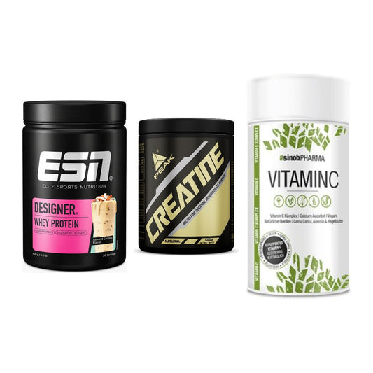 Einsteiger-Set: ESN Designer + Peak Creatin + Sinob Vitamin C – alle enthaltenen Artikel