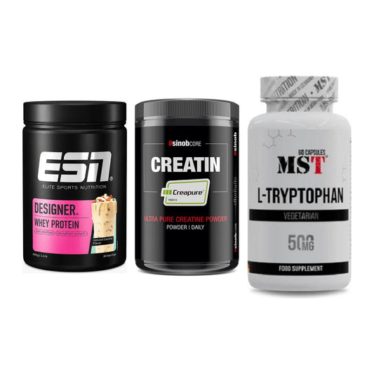 Einsteiger-Set: ESN Designer + Sinob Creatin + MST Tryptophan – alle enthaltenen Artikel