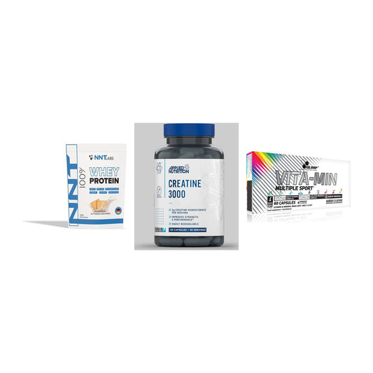 Einsteiger-Set: NNT Whey + Applied Nutritio + Olimp Vita-Min – alle enthaltenen Artikel