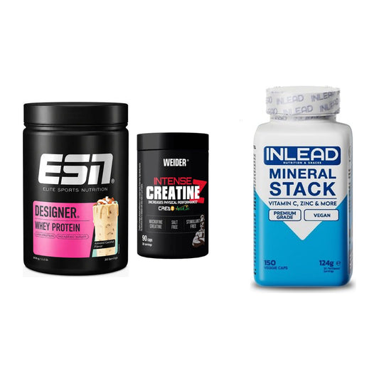 Einsteiger-Set: ESN Designer + Weider Intense + INLEAD Mineral – alle enthaltenen Artikel