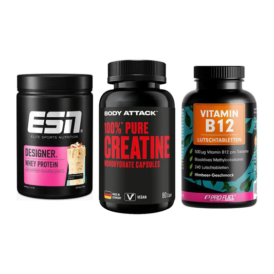 Einsteiger-Set: ESN Designer + Body Attack 100% + ProFuel Vitamin – alle enthaltenen Artikel