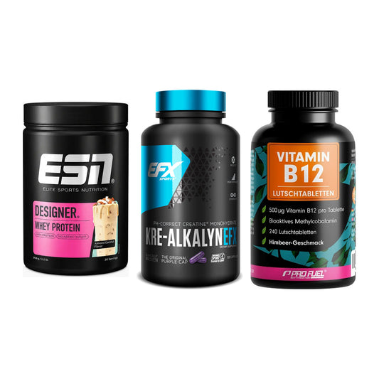 Einsteiger-Set: ESN Designer + EFX Kre-Alkalyn + ProFuel Vitamin – alle enthaltenen Artikel
