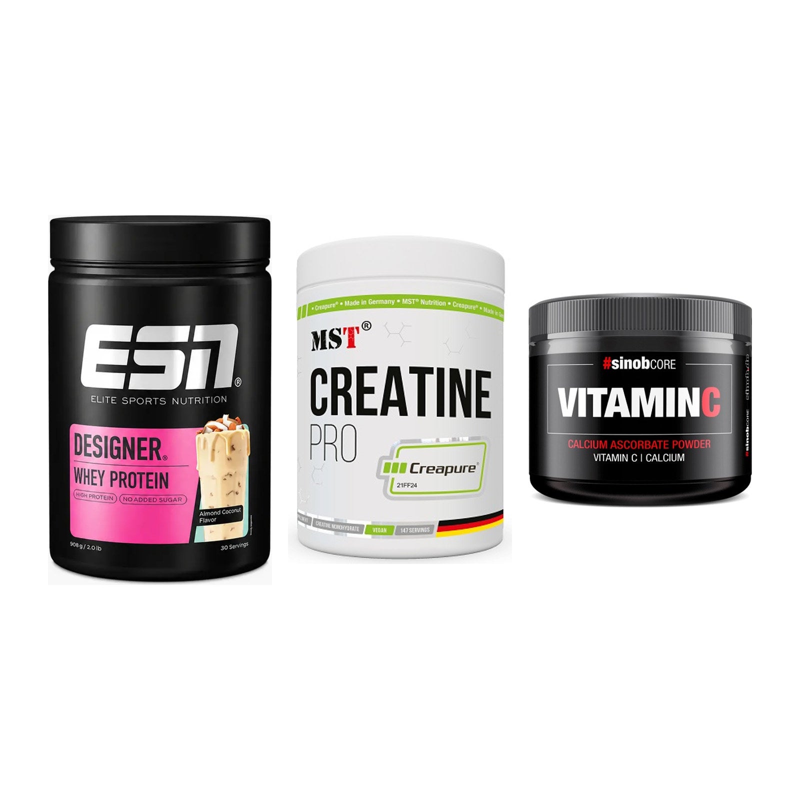 Einsteiger-Set: ESN Designer + MST Creatin Pro + Sinob Vitamin C – alle enthaltenen Artikel