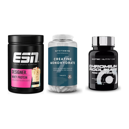 Einsteiger-Set: ESN Designer + MyProtein + Scitec Chromium – alle enthaltenen Artikel