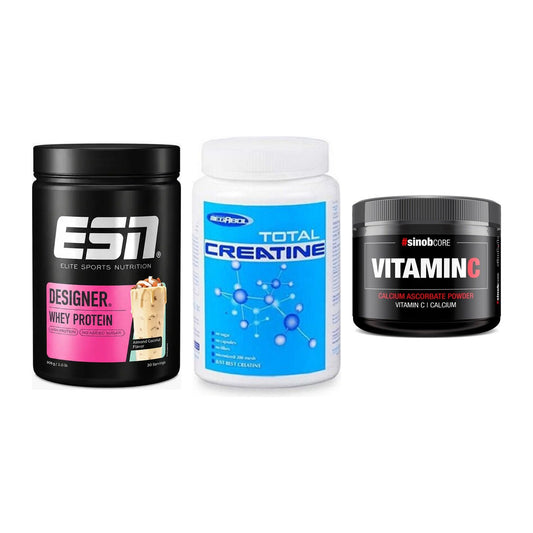 Einsteiger-Set: ESN Designer + Megabol Total + Sinob Vitamin C – alle enthaltenen Artikel