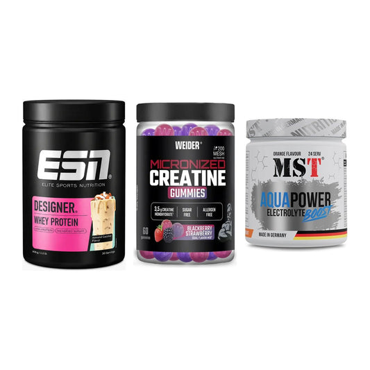 Einsteiger-Set: ESN Designer + Weider Micronize + MST Aqua Power – alle enthaltenen Artikel