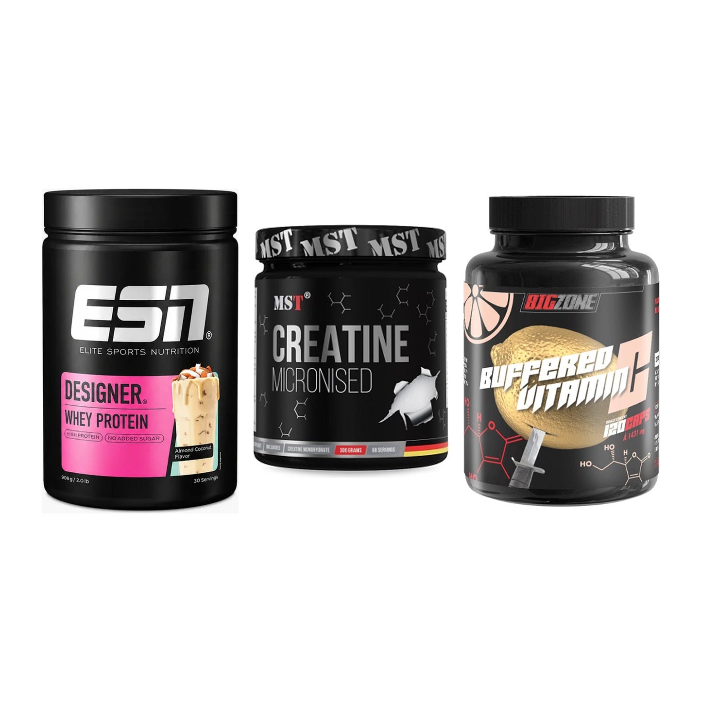 Einsteiger-Set: ESN Designer + MST Creatin + Big Zone Buffere – alle enthaltenen Artikel