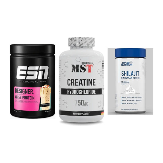 Einsteiger-Set: ESN Designer + MST Creatine HCL + Applied Nutritio – alle enthaltenen Artikel