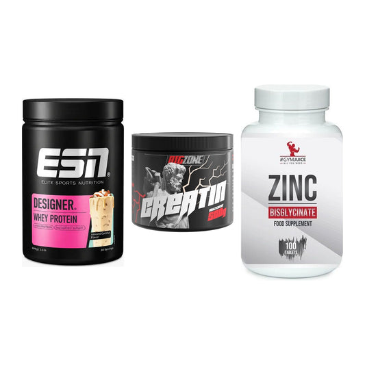 Einsteiger-Set: ESN Designer + Big Zone Creatin + #GYMJUICE ZINC – alle enthaltenen Artikel