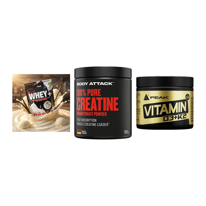 Einsteiger-Set: Sinob Honest + Body Attack 100% + Peak Vitamin – alle enthaltenen Artikel