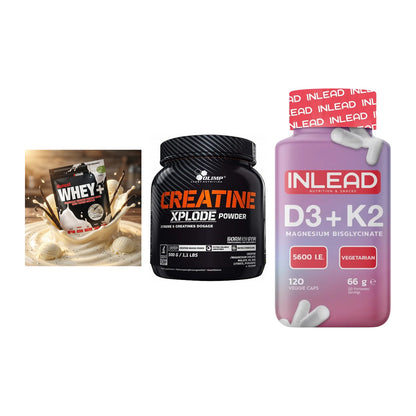 Einsteiger-Set: Sinob Honest + Olimp Creatine + INLEAD Vitamin – alle enthaltenen Artikel