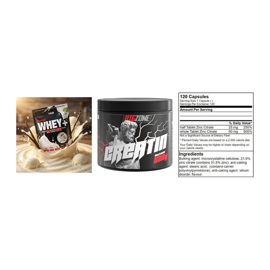 Einsteiger-Set: Sinob Honest + Big Zone Creatin + GN Zinc Citrate – alle enthaltenen Artikel