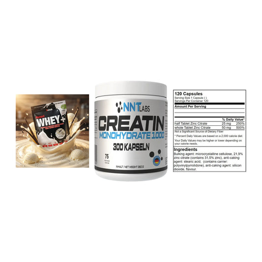 Einsteiger-Set: Sinob Honest + NNT Creatin 1000 + GN Zinc Citrate – alle enthaltenen Artikel