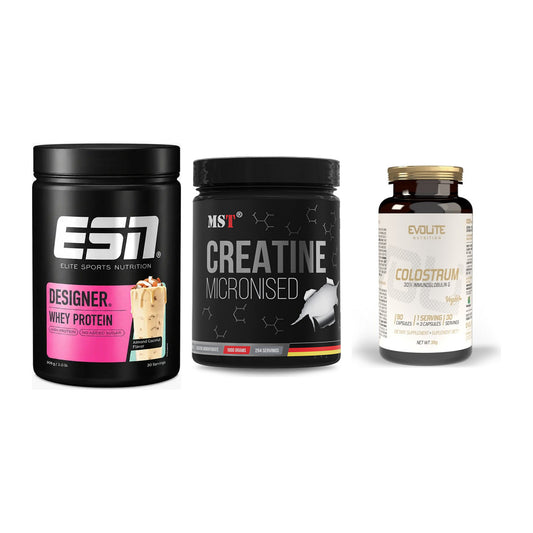 Einsteiger-Set: ESN Designer + MST Creatin + Evolite Nutritio – alle enthaltenen Artikel