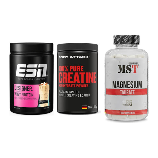 Einsteiger-Set: ESN Designer + Body Attack 100% + MST Magnesium – alle enthaltenen Artikel