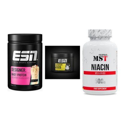 Einsteiger-Set: ESN Designer + ESN Ultrapure + MST Niacin – alle enthaltenen Artikel