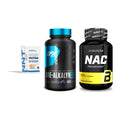 Einsteiger-Set: NNT Whey + EFX Kre-Alkalyn + BioTech NAC – alle enthaltenen Artikel