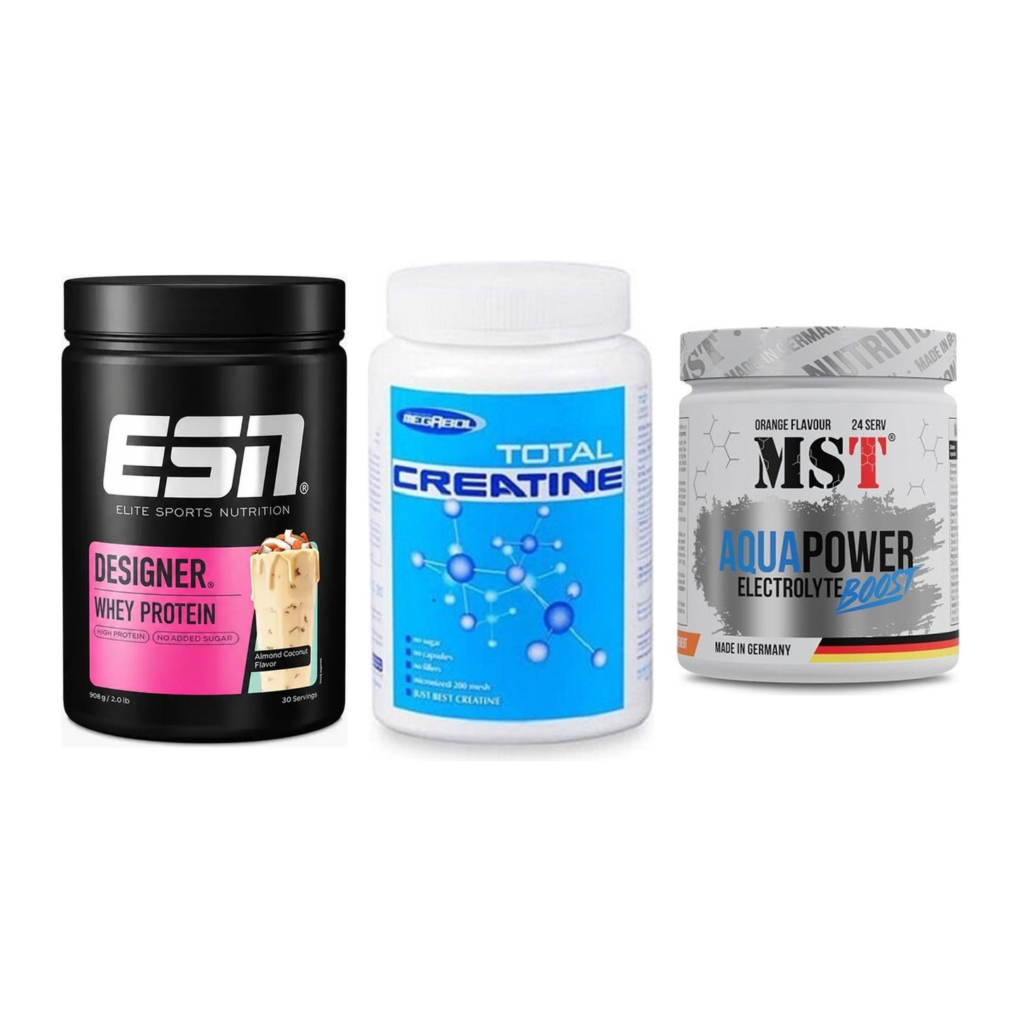 Einsteiger-Set: ESN Designer + Megabol Total + MST Aqua Power – alle enthaltenen Artikel