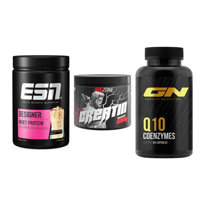 Einsteiger-Set: ESN Designer + Big Zone Creatin + GN Q10 Health – alle enthaltenen Artikel