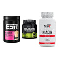 Einsteiger-Set: ESN Designer + BioTech Creatine + MST Niacin – alle enthaltenen Artikel