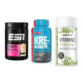 Einsteiger-Set: ESN Designer + Nutrend Kre-Alka + Sinob Vitamin C – alle enthaltenen Artikel