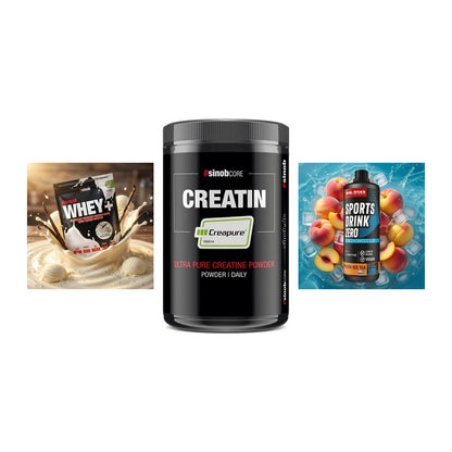 Einsteiger-Set: Sinob Honest + Sinob Creatin + Body Attack – alle enthaltenen Artikel