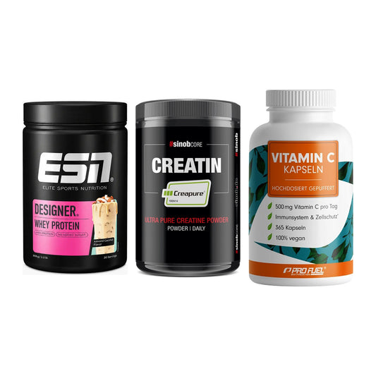 Einsteiger-Set: ESN Designer + Sinob Creatin + ProFuel Vitamin – alle enthaltenen Artikel