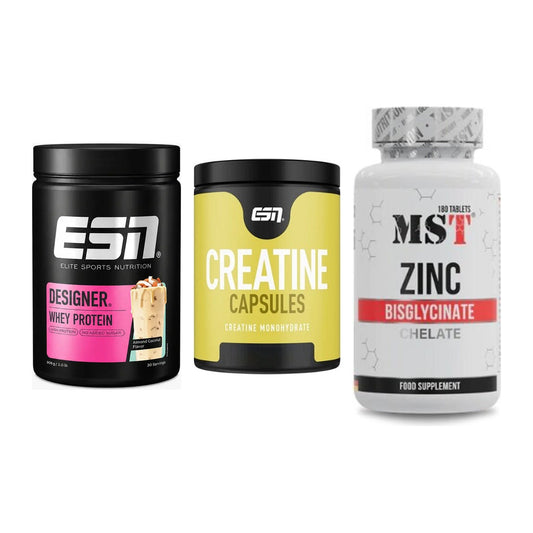 Einsteiger-Set: ESN Designer + ESN Ultrapure + MST Zinc Chelate – alle enthaltenen Artikel