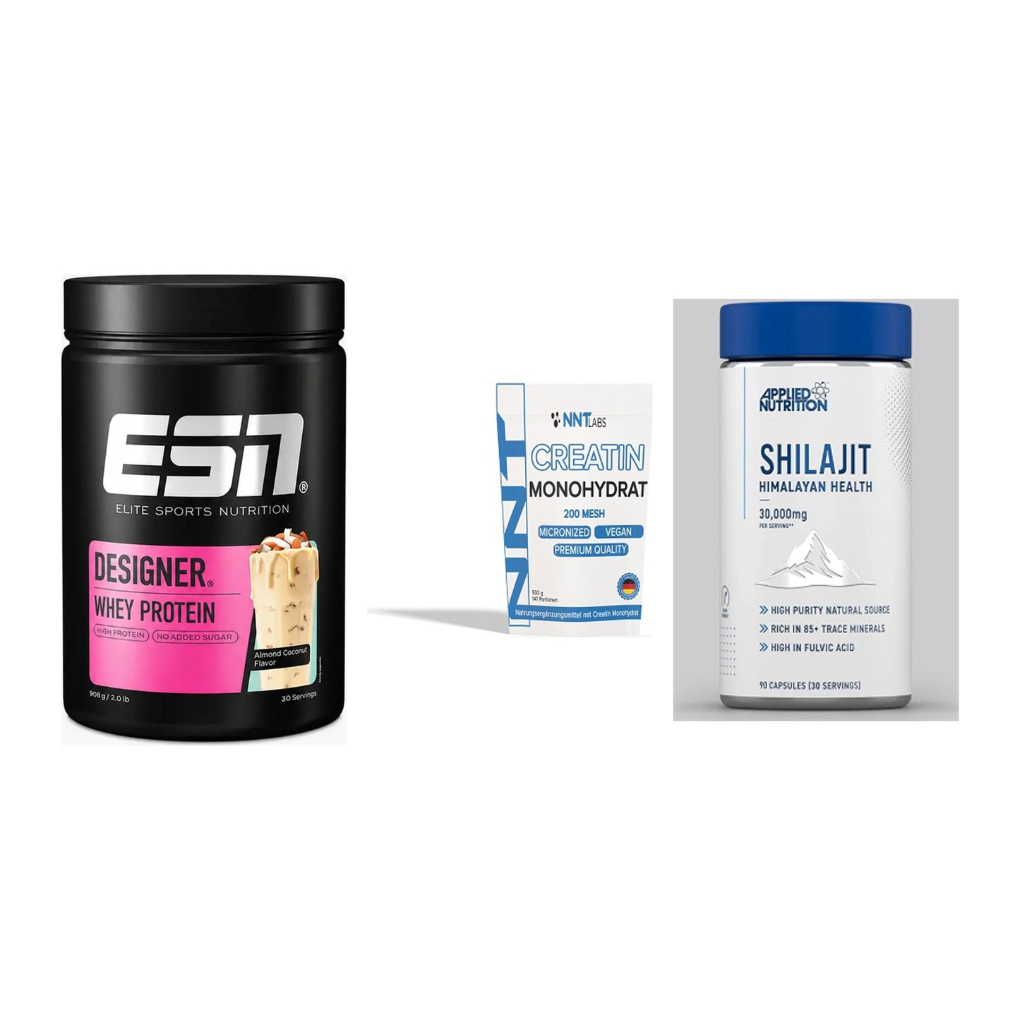 Einsteiger-Set: ESN Designer + NNT Creatin + Applied Nutritio – alle enthaltenen Artikel