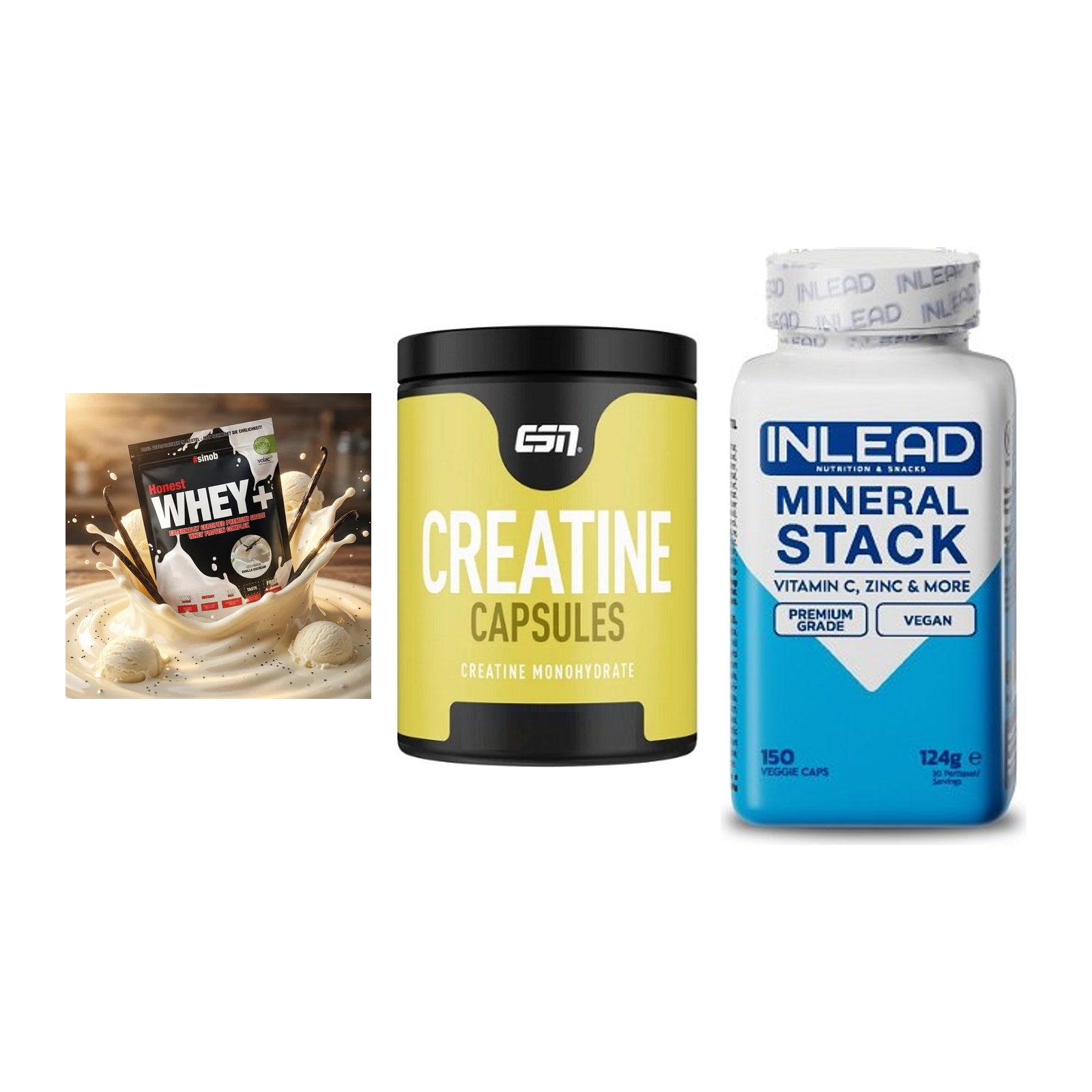 Einsteiger-Set: Sinob Honest + ESN Ultrapure + INLEAD Mineral – alle enthaltenen Artikel