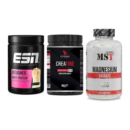 Einsteiger-Set: ESN Designer + #GYMJUICE + MST Magnesium – alle enthaltenen Artikel