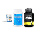Einsteiger-Set: NNT Whey + Megabol Total Creatine + BioTech NAC – alle enthaltenen Artikel
