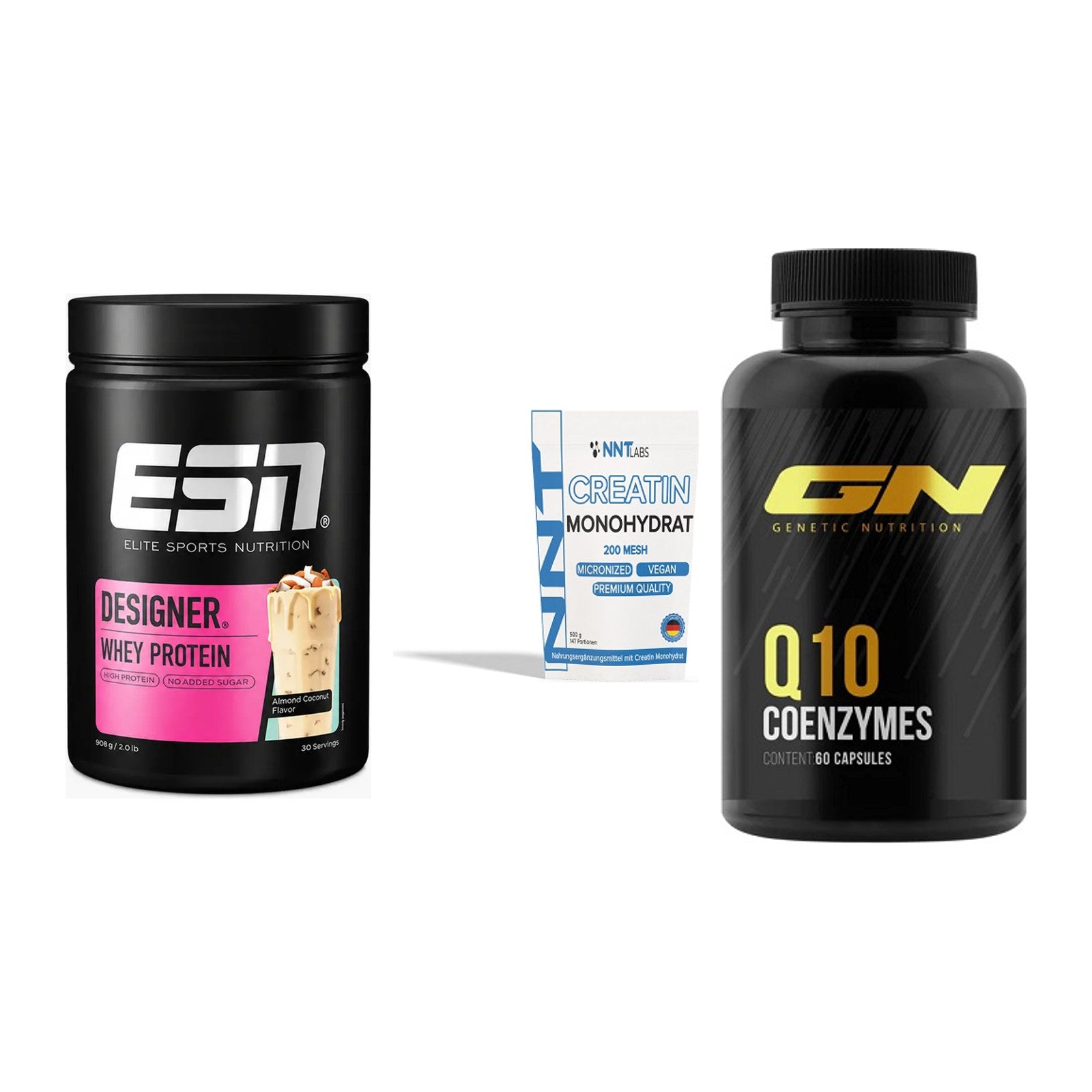 Einsteiger-Set: ESN Designer + NNT Creatin + GN Q10 Health – alle enthaltenen Artikel