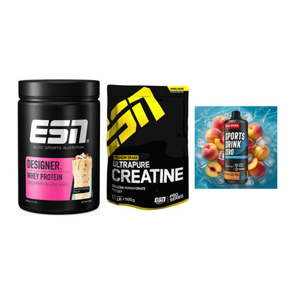 Einsteiger-Set: ESN Designer + ESN Ultrapure + Body Attack – alle enthaltenen Artikel