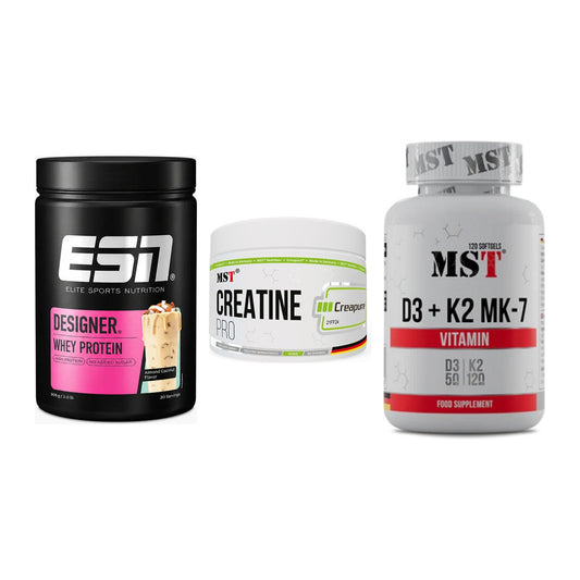 Einsteiger-Set: ESN Designer + MST Creatin Pro + MST Vitamin D3 – alle enthaltenen Artikel
