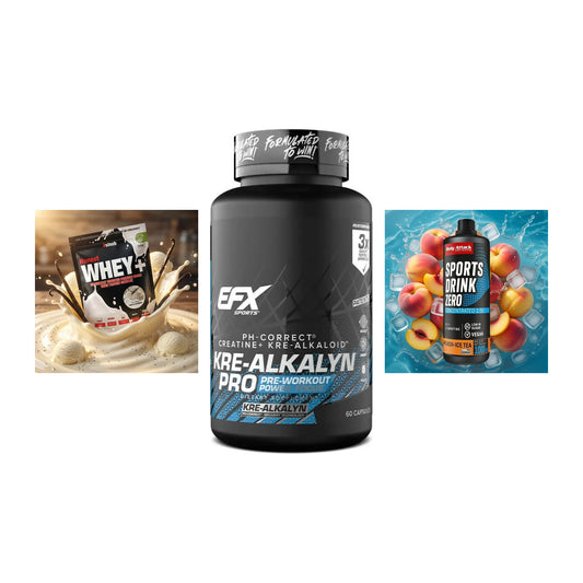 Einsteiger-Set: Sinob Honest + EFX Kre-Alkalyn + Body Attack – alle enthaltenen Artikel