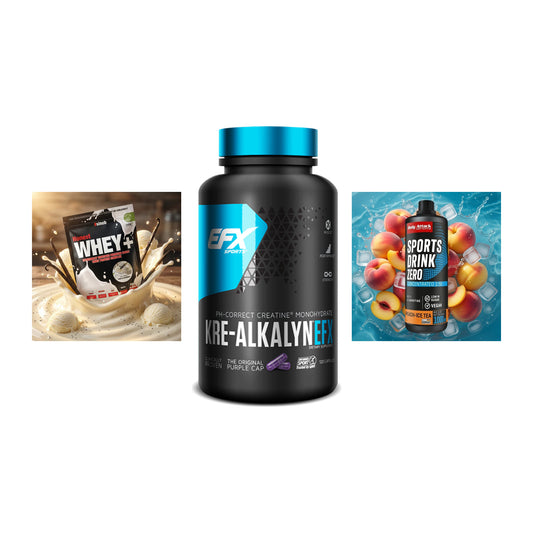 Einsteiger-Set: Sinob Honest + EFX Kre-Alkalyn + Body Attack – alle enthaltenen Artikel