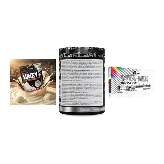 Einsteiger-Set: Sinob Honest + MST Creatin + Olimp Vita-Min – alle enthaltenen Artikel