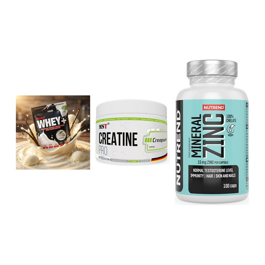 Einsteiger-Set: Sinob Honest + MST Creatin Pro + Nutrend Zinc – alle enthaltenen Artikel