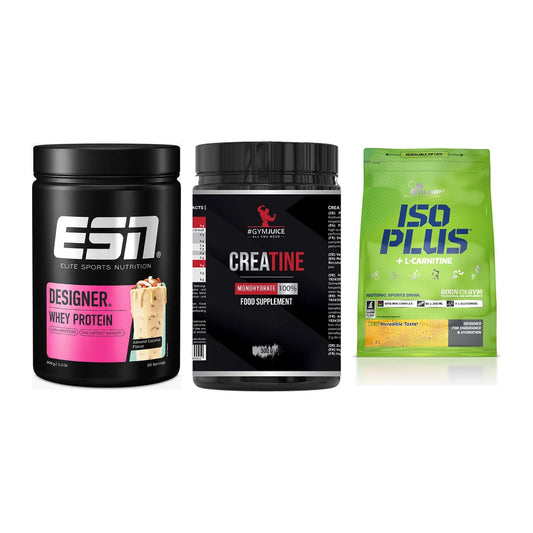 Einsteiger-Set: ESN Designer + #GYMJUICE + Olimp Iso Plus – alle enthaltenen Artikel